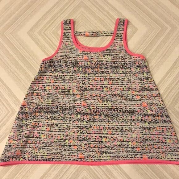 Monteau Girl’s Pink Trim Tank Top - Picture 5 of 6